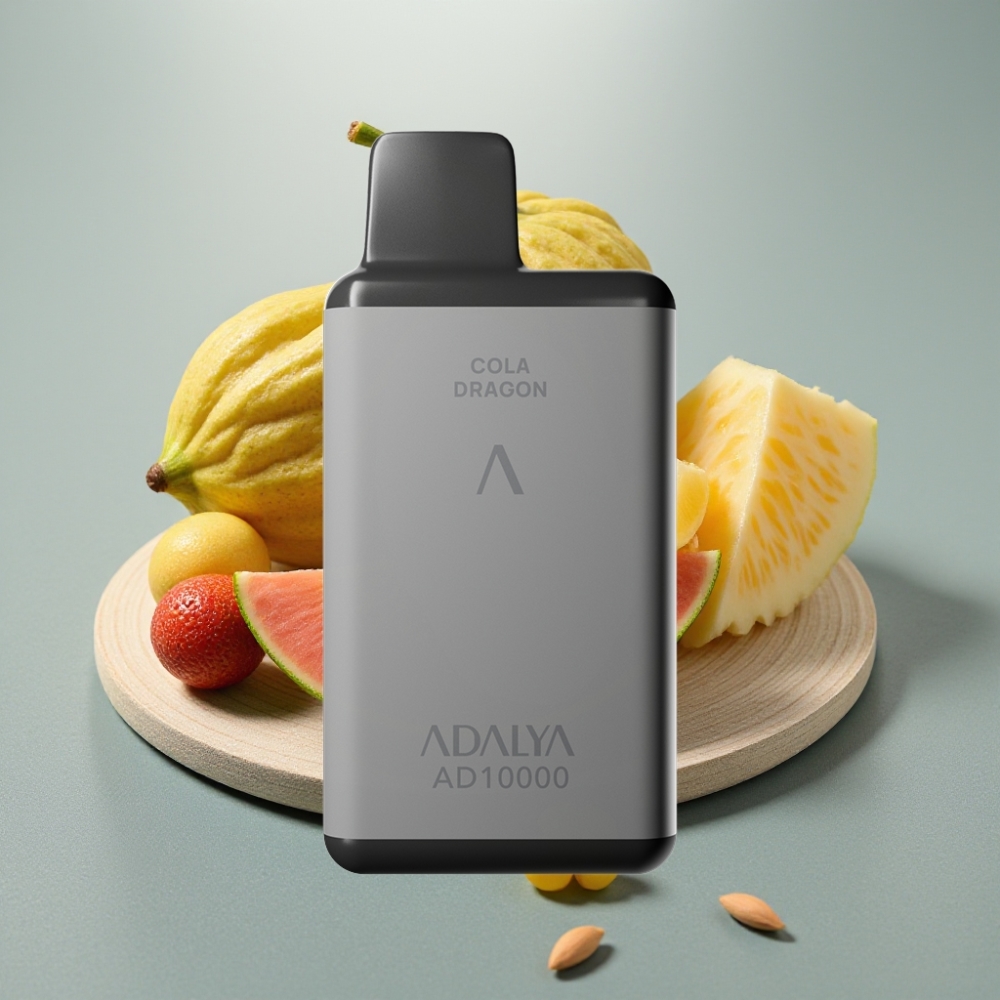 Adalya AD 10000 Puffs Disposable Vape Havaí Cinza Espacial 14ml 2% USB-C