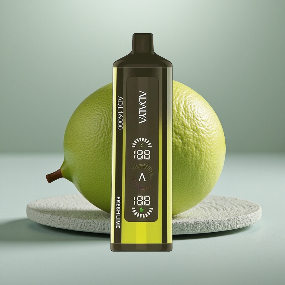 Adalya ADL 16000 PRO Puffs Disposable Vape Limão Fresco Design Gradiente USB-C