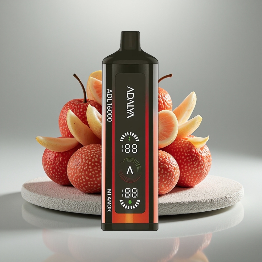Adalya ADL 16000 PRO Puffs Disposable Vape Meu Amor Tela Digital Bobagem Inteligente USB-C