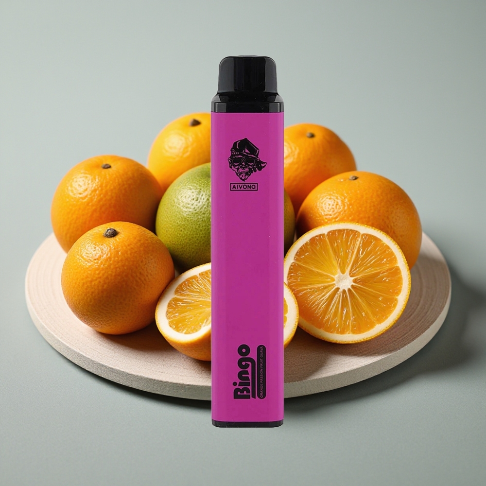 Aivono AIM BINGO 4000 Puffs Laranja Maracujá Goiaba 10mL 1000mAh vape Portugal