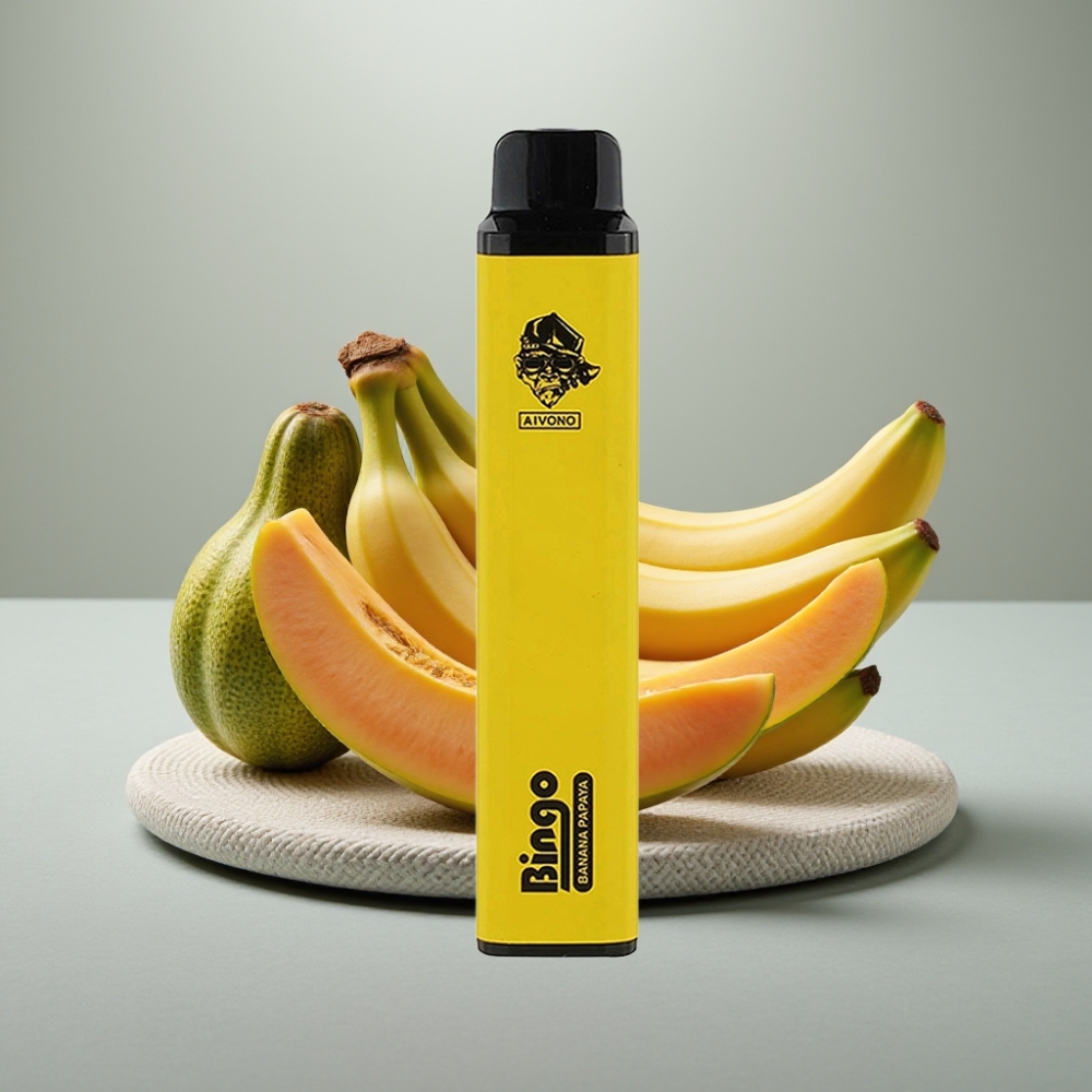 Aivono Aim Bingo 4000 Puffs Banana Papaia 10mL 1000mAh vape Portugal