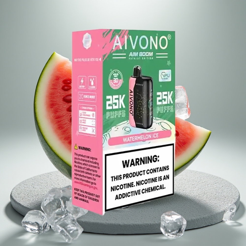 Aivono AIM BOOM 25000 Puffs 28ml Melancia Gelo Tipo-C 650mAh vape Portugal