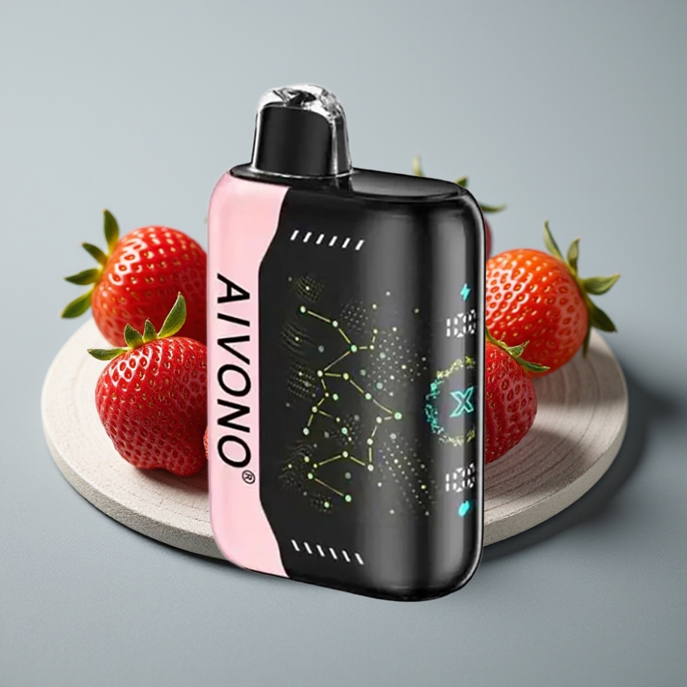 Aivono AIM BOOM 25000 Puffs 28ml Morango B Pop 0%-5% Nicotina Tipo-C