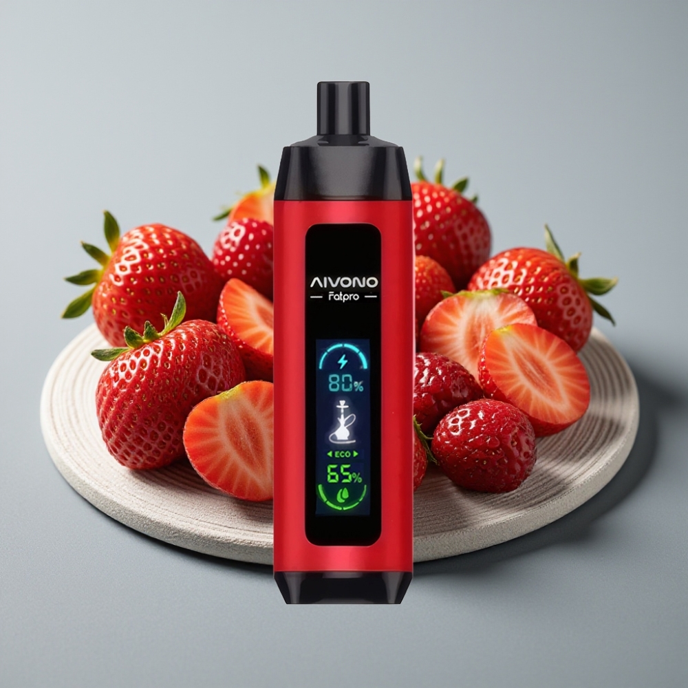 Aivono AIM FATPRO 22000 Puffs 28ml 5% Nicotine Sabor Morango Punch