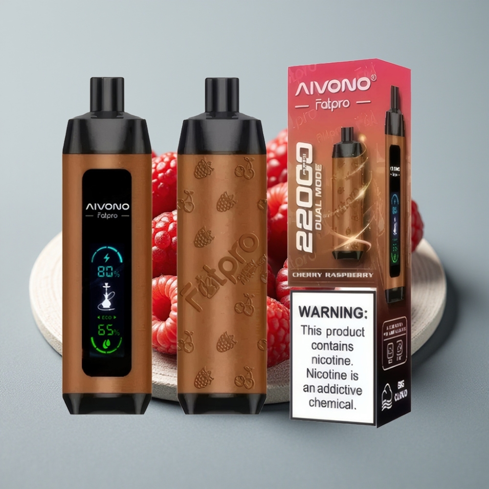 Aivono AIM FATPRO 22000 Puffs 28ml 600mAh Eco/Boost Cereja Framboesa