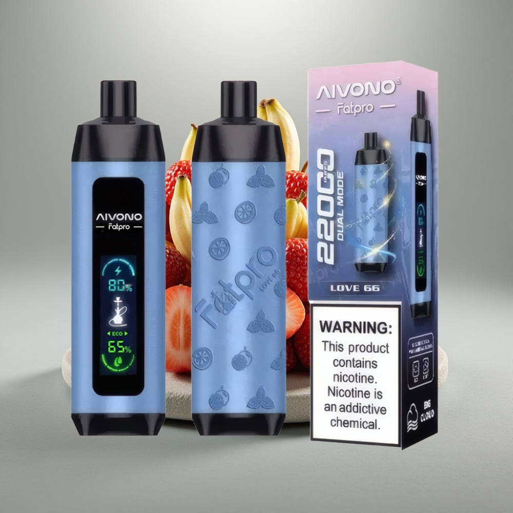 Aivono AIM FATPRO 22000 Puffs 28ml Amor 66 Eco/Boost 0.6ohm Mesh Rechargeável