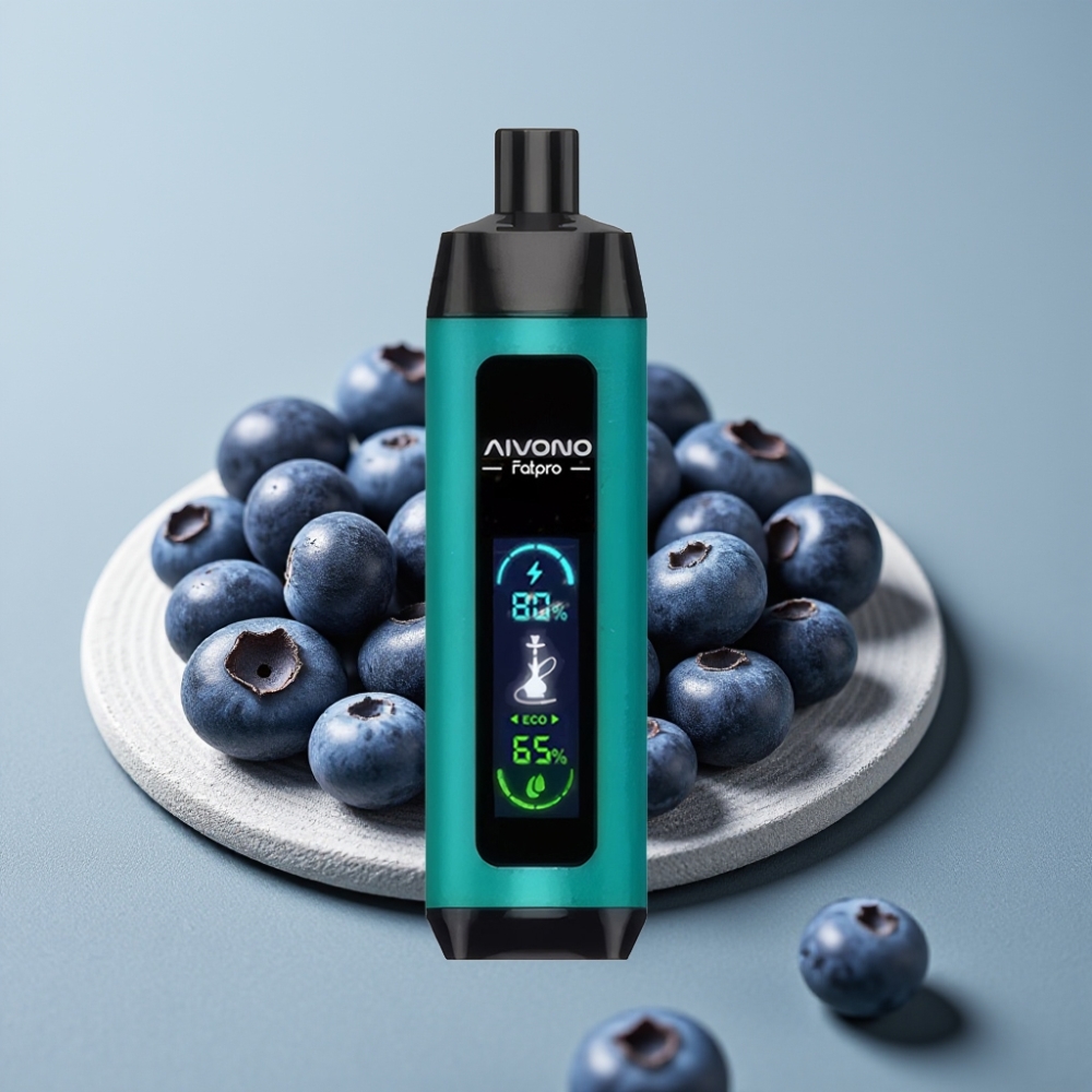 Aivono AIM FATPRO 22000 Puffs 28ml Blueberry Gun 5% Nic 600mAh Rechargeable