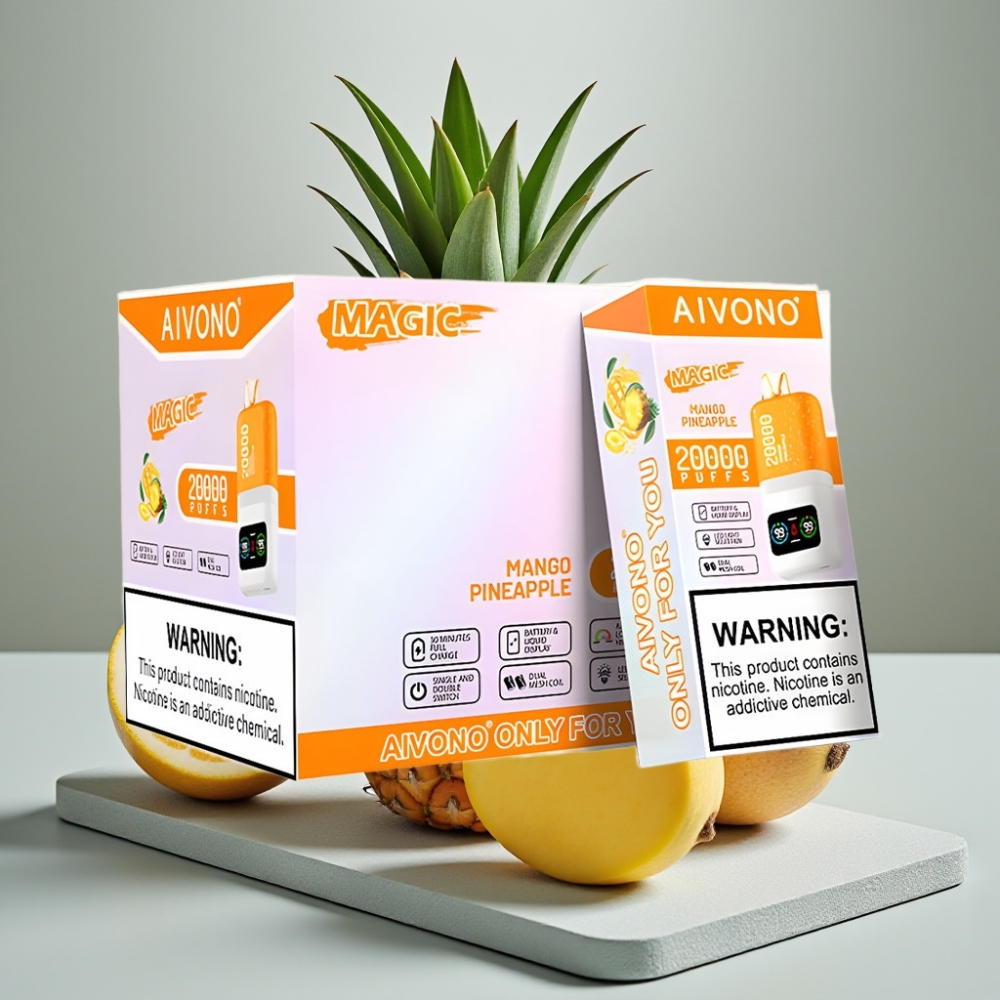 Aivono AIM MAGIC 20000 Puffs 26ml Manga Abacaxi Tipo-C Recarregável