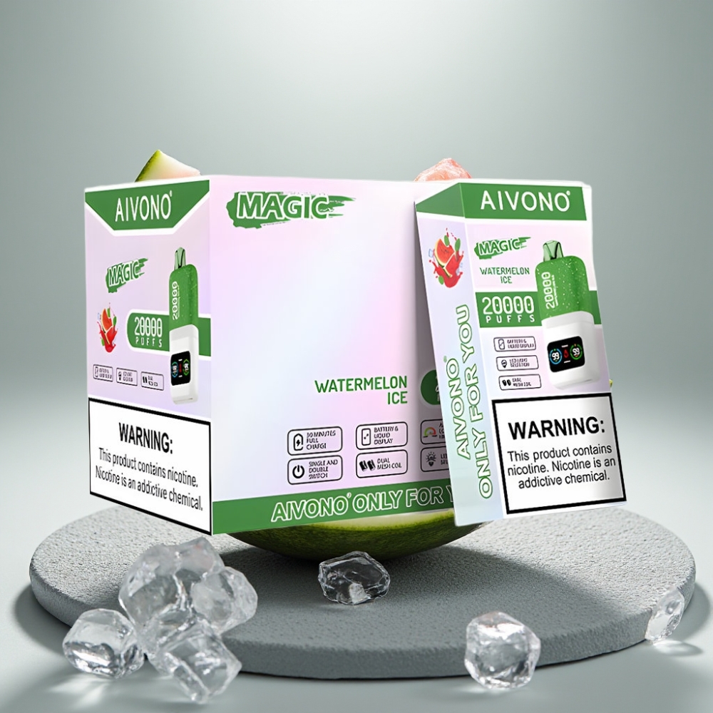 Aivono AIM MAGIC 20000 Puffs 26ml Melancia Gelo Tipo-C Recarregável