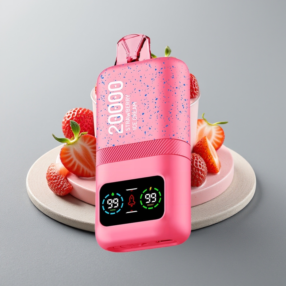 Aivono AIM MAGIC 20000 Puffs 26ml Morango Sorvete Tipo-C Recarregável