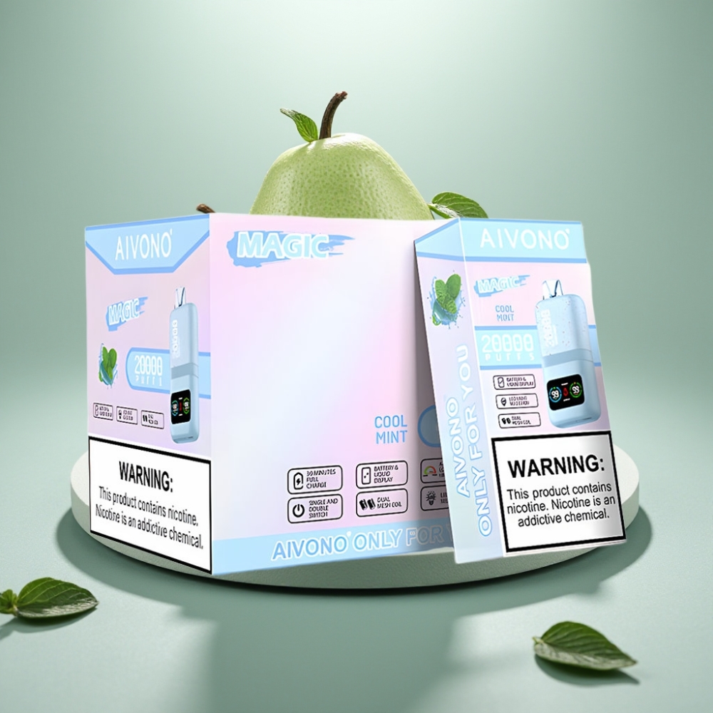 Aivono AIM MAGIC 20000 Puffs Recarregável Tipo-C Sabor Menta Fresca