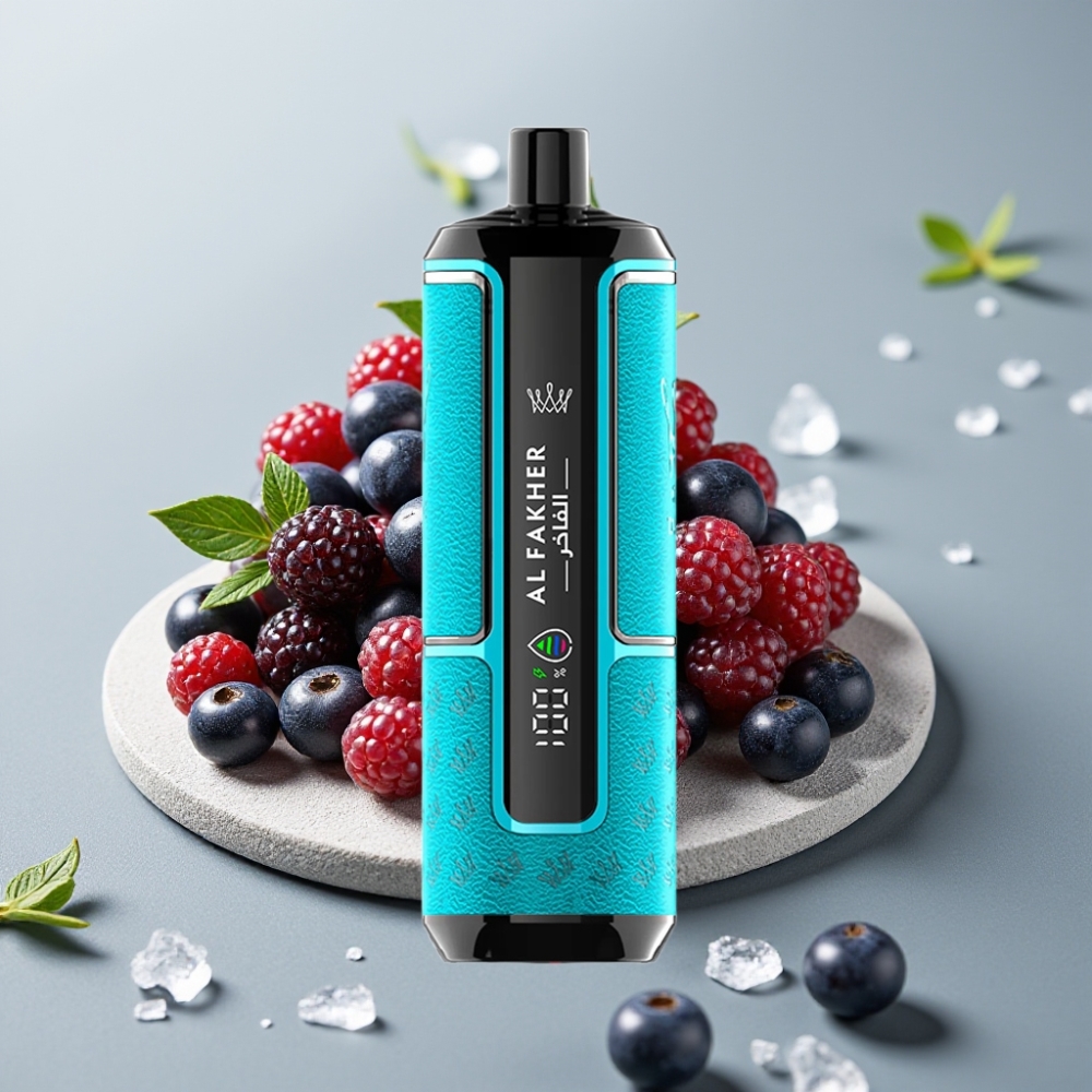 Al Fakher Crown Bar 15K Hypermax 22ml 600mAh Tipo-C Groselha Negra Gelo