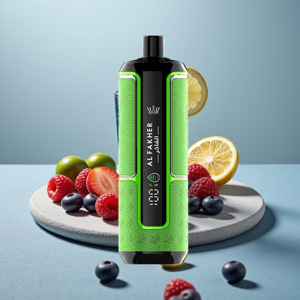 Al Fakher Crown Bar 15K Hypermax 22ml 6mg Azul Framboesa Limonada vape Portugal