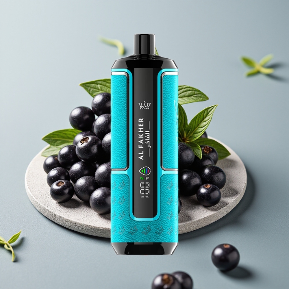 Al Fakher Crown Bar 15K Hypermax 22ml 6mg Groselha Menta Descartável