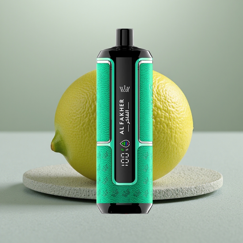 Al Fakher Crown Bar 15K Hypermax 22ml 6mg Limão Lima Descartável vape Portugal
