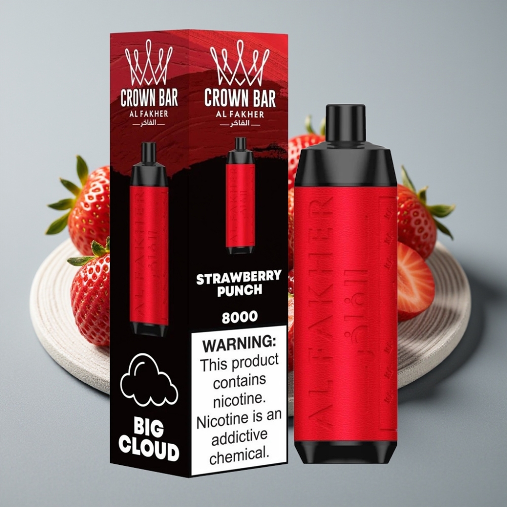 Al Fakher Crown Bar 8000 Crystal Desc vape Portugal