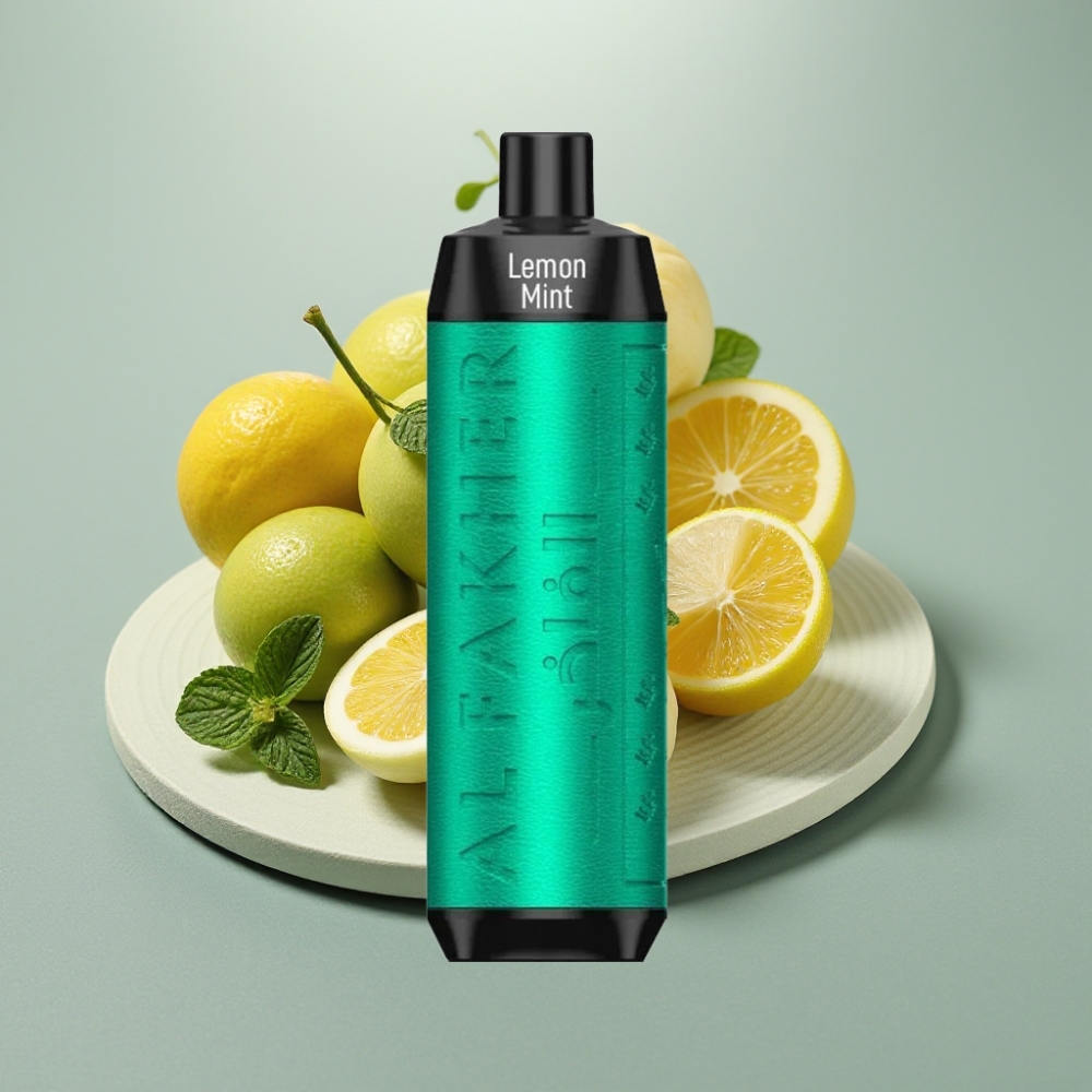 Al Fakher Crown Bar 8000 Crystal Descartável Limão Hortelã 18ml 5mg