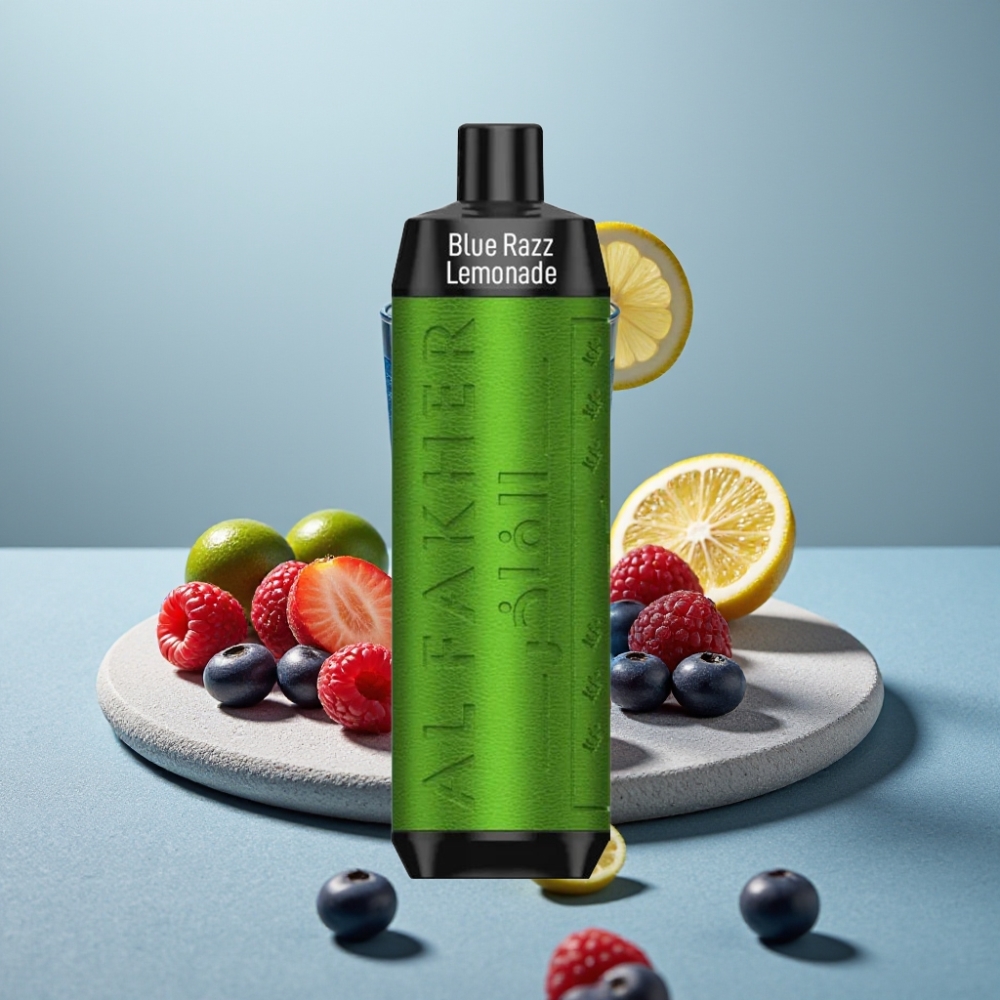 Al Fakher Crown Bar 8000 Crystal Disposable Vape 18ml 5mg Blue Razz Lemonade