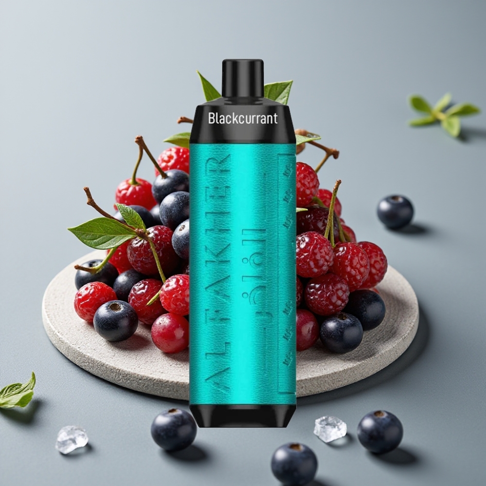 Al Fakher Crown Bar 8000 Crystal Disposable Vape 18ml 5mg Groselha Preta Gelo