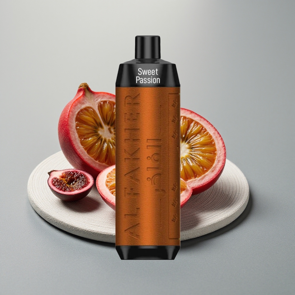 Al Fakher Crown Bar 8000 Crystal Disposable Vape 18ml Sabor Maracujá Doce