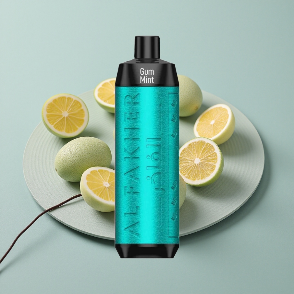 Al Fakher Crown Bar 8000 Crystal Recarregável USB-C 600mAh Sabor Menta Chiclete