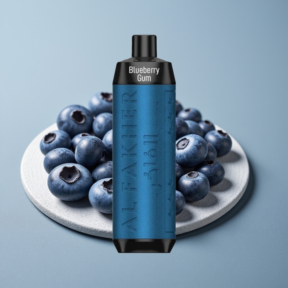 Al Fakher Crown Bar 8000 Crystal Vape Descartável Chiclete de Mirtilo 18ml 5mg