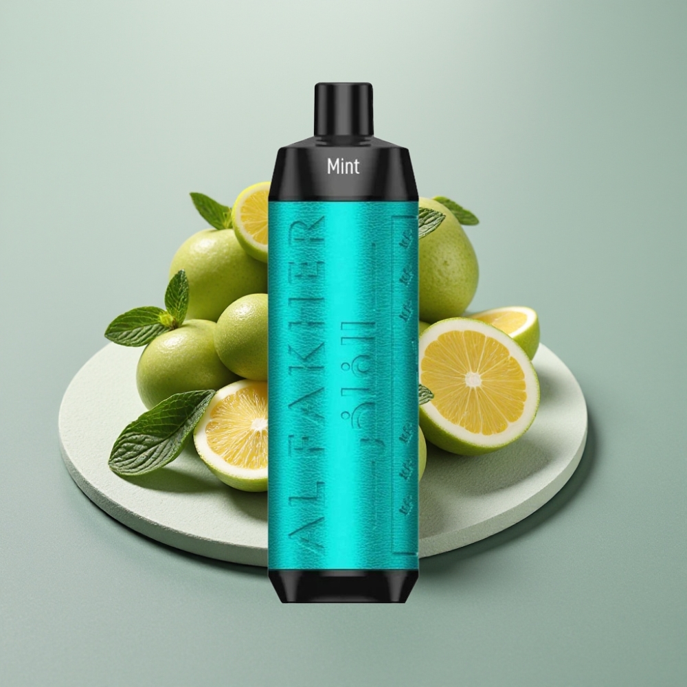 Al Fakher Crown Bar 8000 Crystal Vape Descartável Menta 18ml 5mg 600mAh