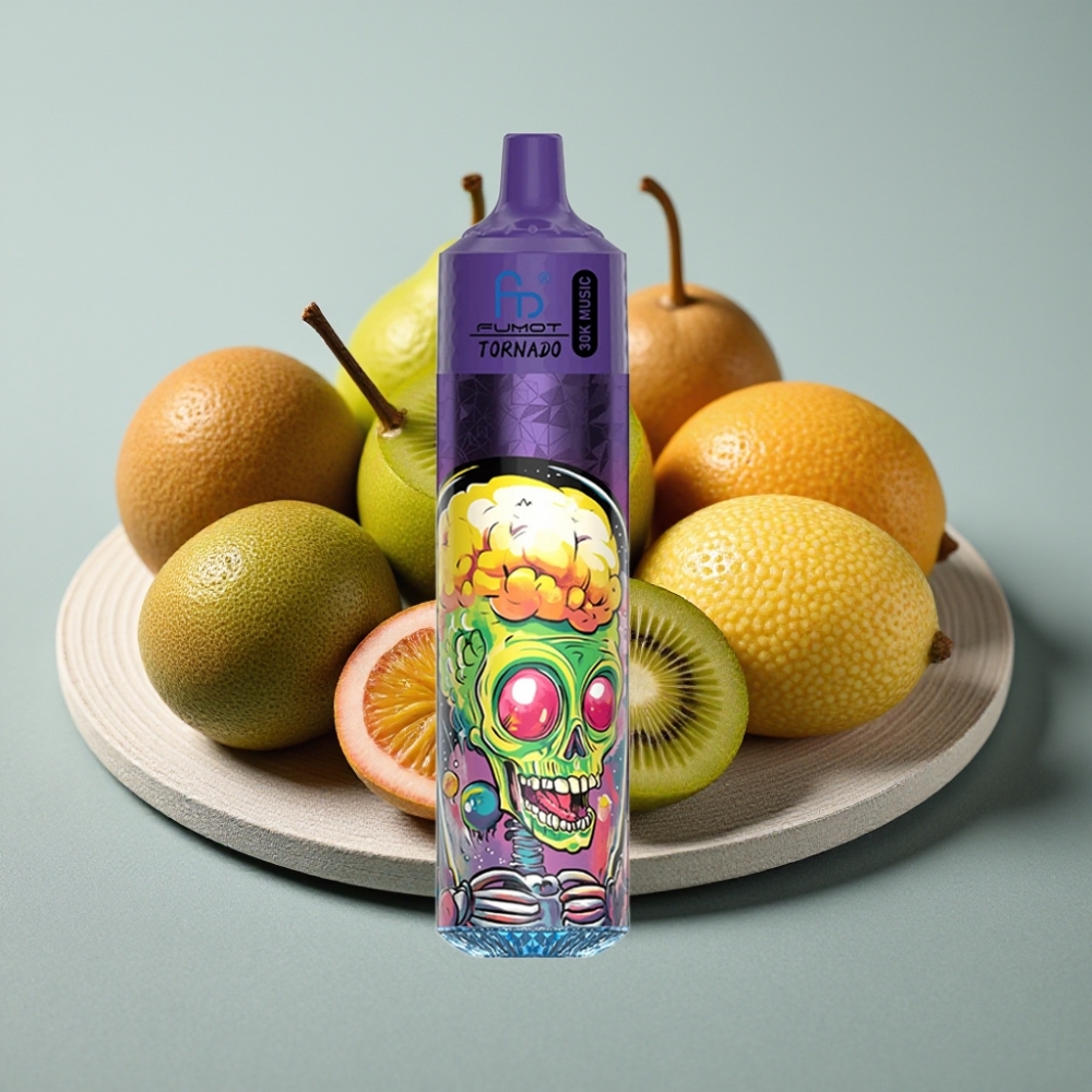 Fumot RandM Tornado 30000 Puffs 30mL 5% LED Kiwi Maracujá Goiaba vape Portugal