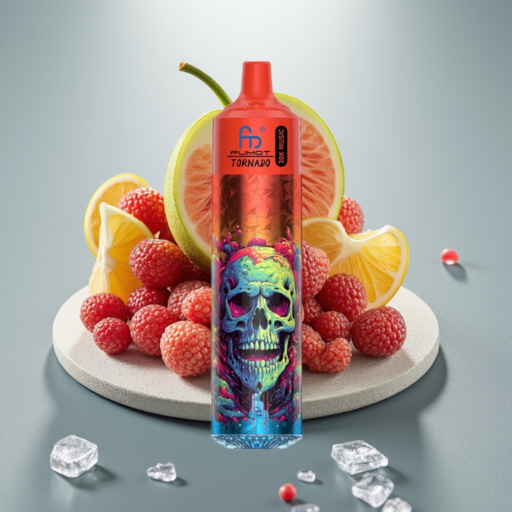 Fumot RandM Tornado 30000 Puffs 30mL Gelo Refrescante LED 5% 600mAh