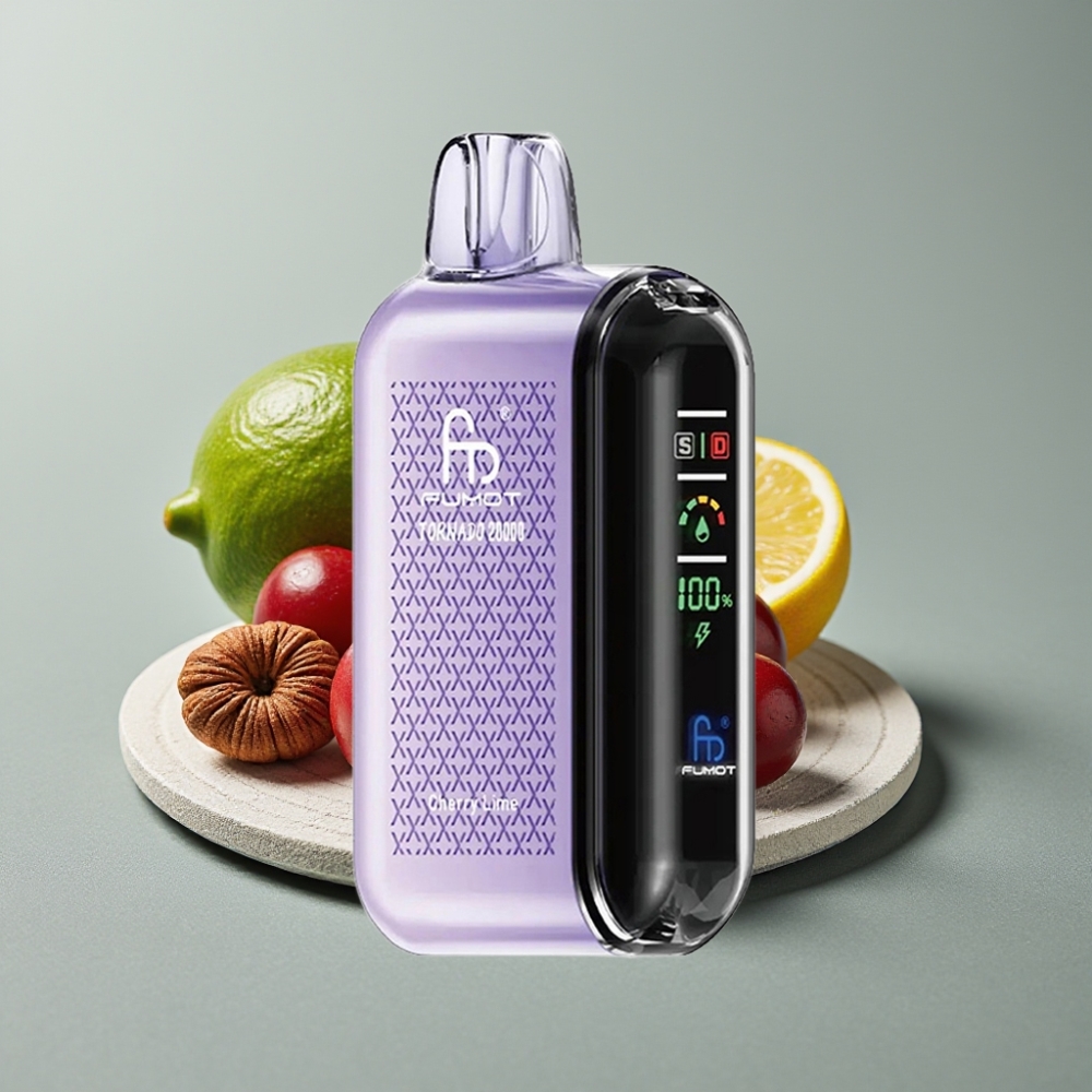 Fumot Tornado 20000 Puffs Dual Mesh 20ml Cereja Lima vape Portugal