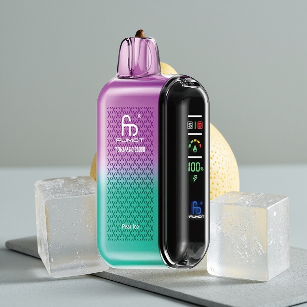Fumot Tornado 20000 Puffs Dual Mesh 20ml Pera Gelo vape Portugal