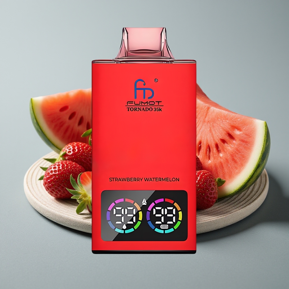 Fumot Tornado 35K 35000 Puffs USB-C RGB Morango Melancia vape Portugal