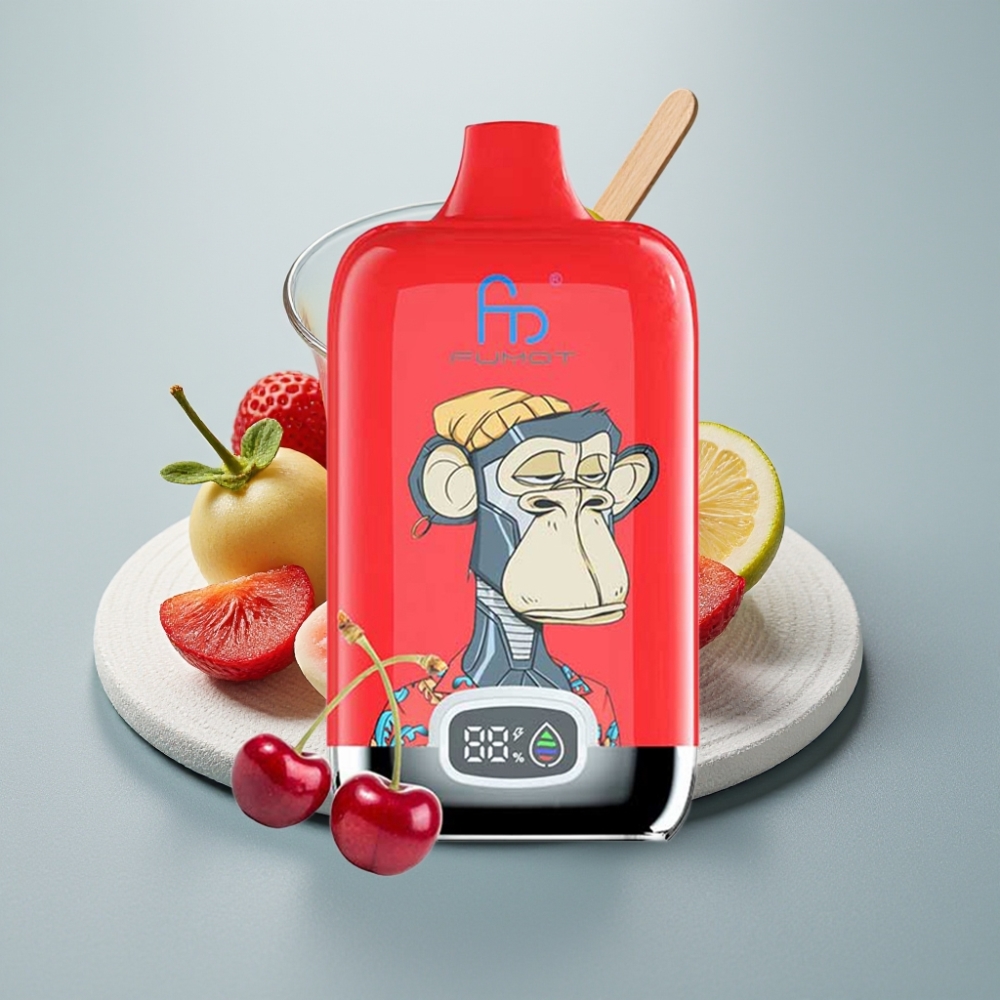 Fumot Tornado Digital Box 12000 Puffs 20ml Gelo Pop MTL Recarregável