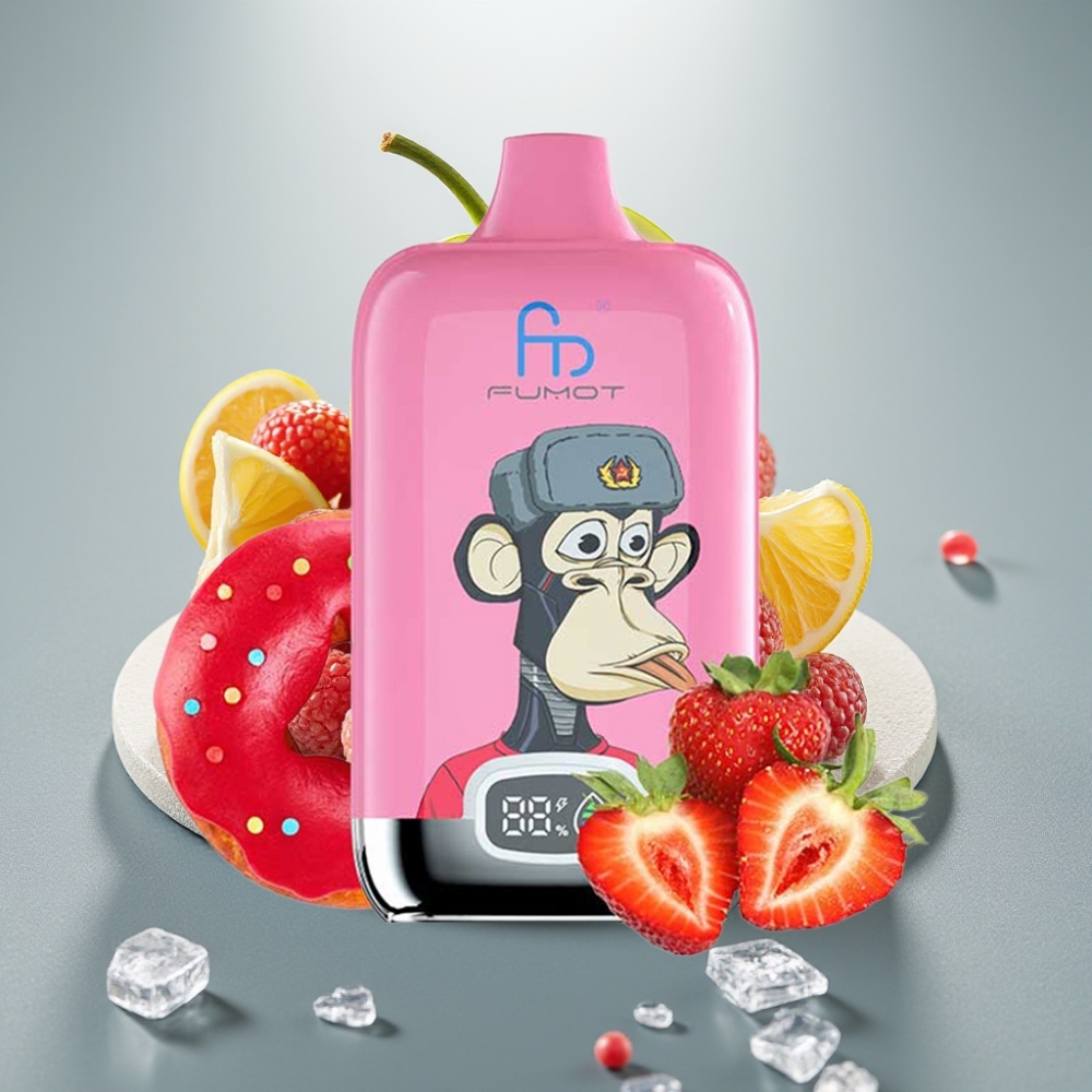 Fumot Tornado Digital Box 12000 Puffs 20ml Gelo Refrescante Tipo-C Mesh MTL