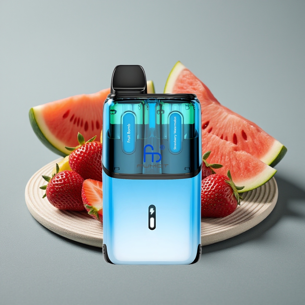 Fumot Ultra T32000 32000 Puffs 24ml 800mAh Type-C Fruta Explosiva - Morango Melancia