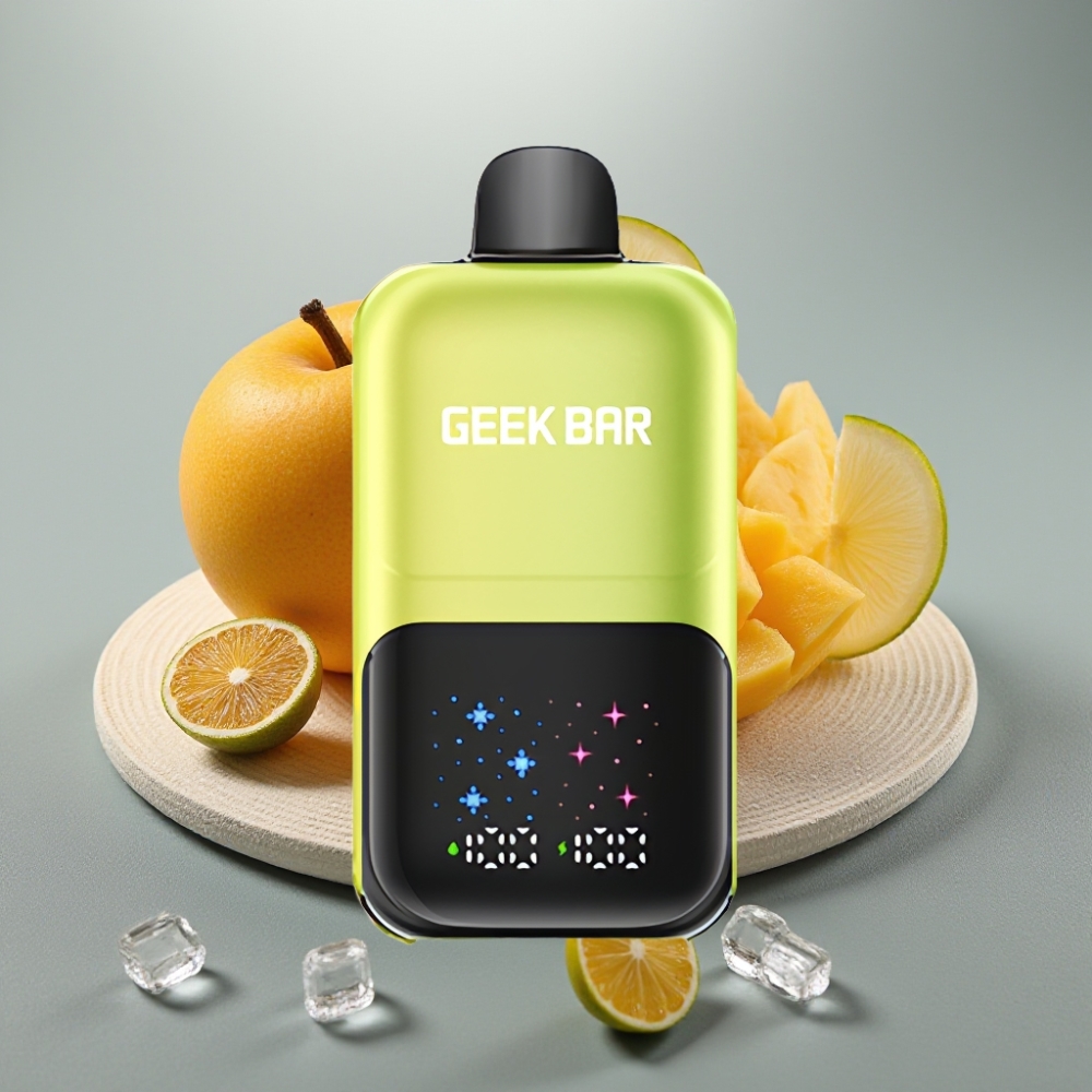 GEEK BAR 2GO 50000 Puffs Tela Interativa Manga Gelo México 20mL 5% Sal