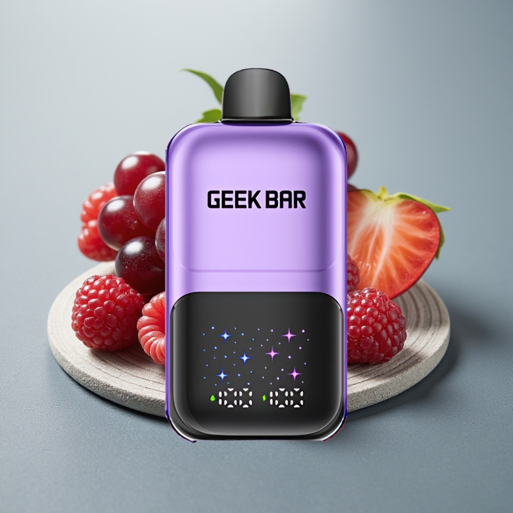 GEEK BAR 2GO 50000 Puffs Tela Interativa Sabor Uva & Framboesa 20ml