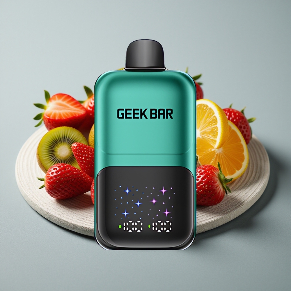 GEEK BAR 2GO Two Series 50000 Puffs Tela Interativa 20mL Morango & Kiwi