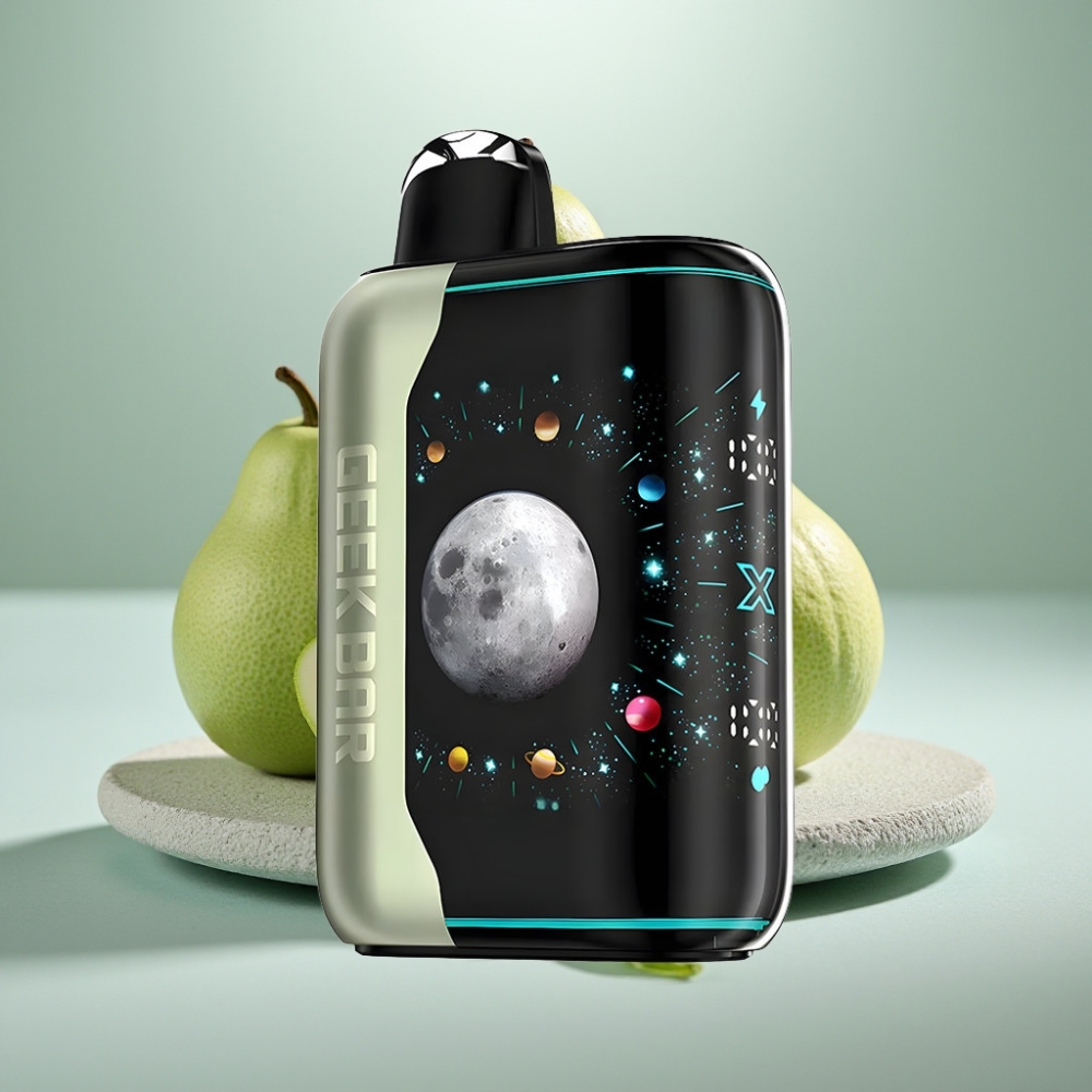 GEEK BAR Platinum Edition 25000 Puffs Miami Menta Aço Platina Mate USB-C Dual Mesh