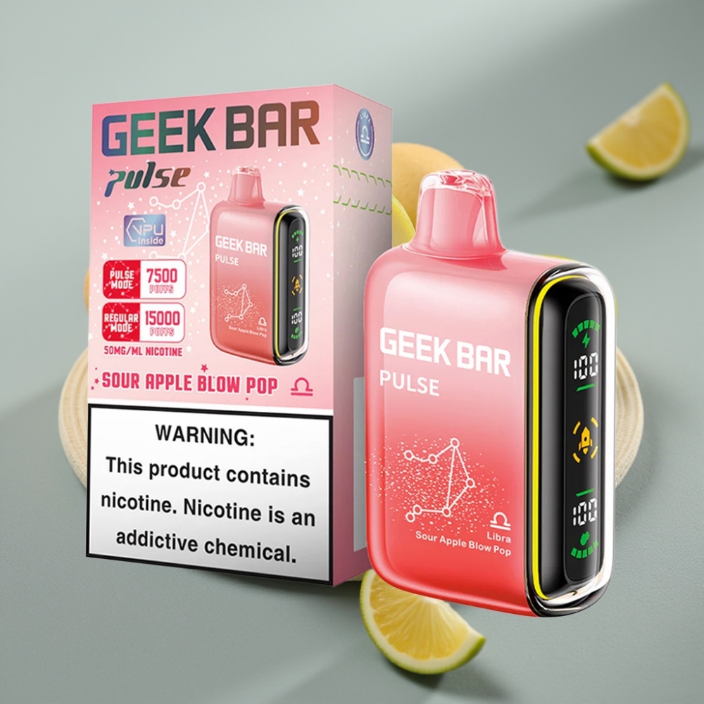 Geek Bar Pulse 15000 Puffs 16ML 5% USB-C 650mAh Zodíaco vape Portugal