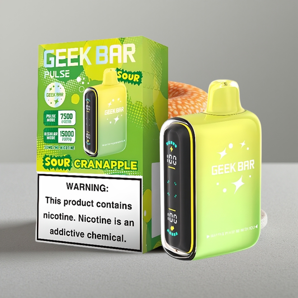 Geek Bar Pulse 15000 Puffs 16ML 5% USB-C Ajustável Sour Edition vape Portugal