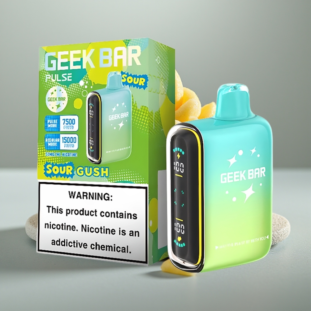 Geek Bar Pulse 15000 Puffs 16ML 5% USB-C Ajustável Sour Edition vape Portugal