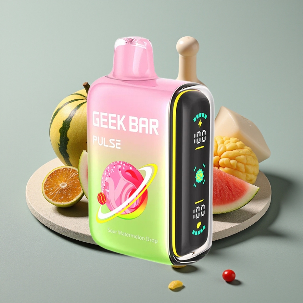 Geek Bar Pulse 15000 Puffs 16ML 5% USB-C Ajustável Sour Edition vape Portugal