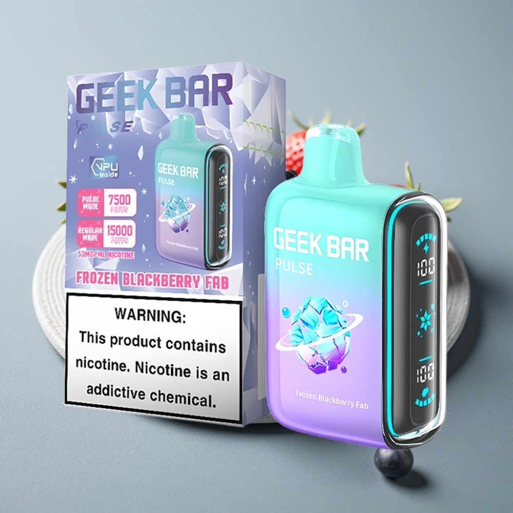 Geek Bar Pulse 15000 Puffs 16ML 5% USB-C Edição Congelada vape Portugal