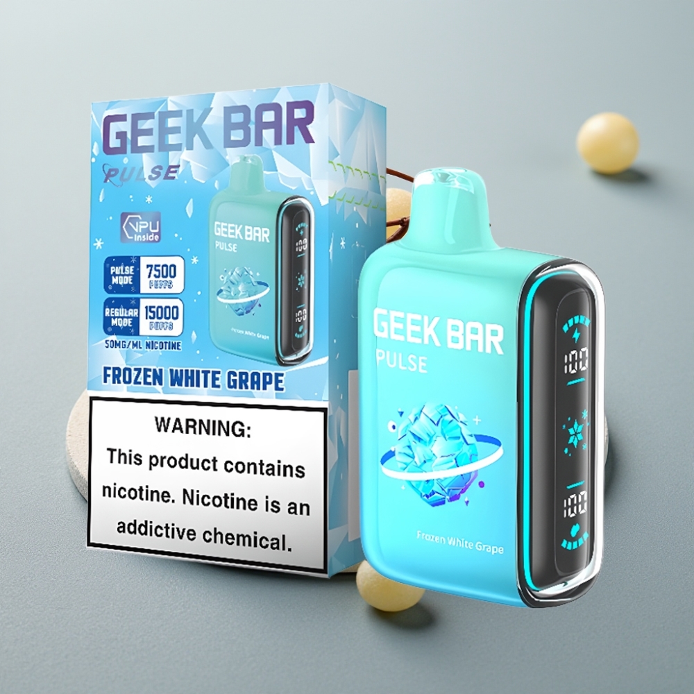 Geek Bar Pulse 15000 Puffs 16ML 5% USB-C Edição Congelada vape Portugal