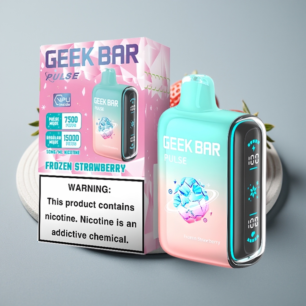 Geek Bar Pulse 15000 Puffs 16ML 5% USB-C Edição Congelada vape Portugal