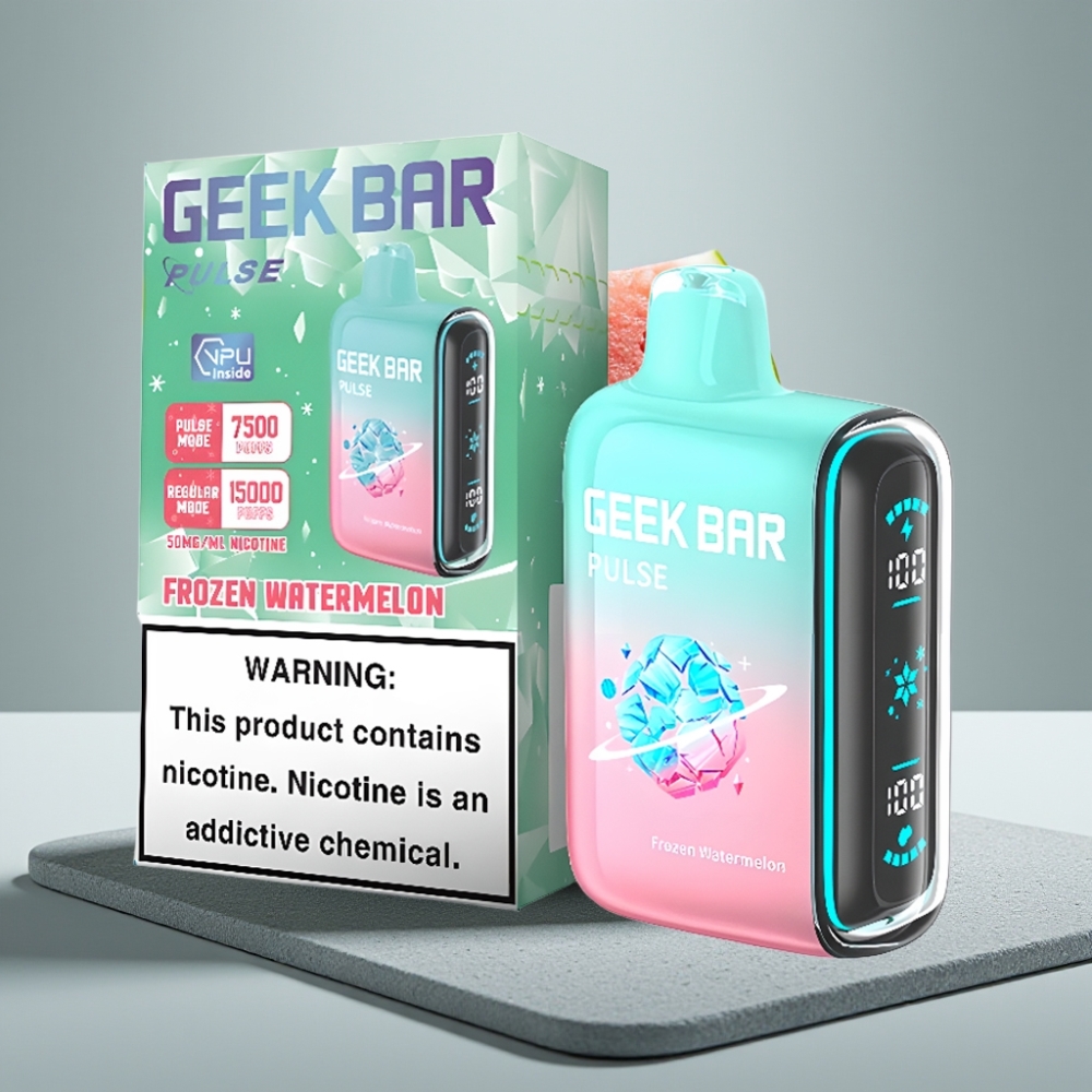 Geek Bar Pulse 15000 Puffs 16ML 5% USB-C Edição Congelada vape Portugal