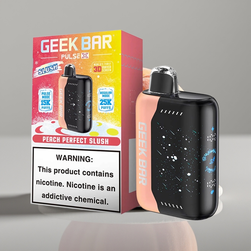 Geek Bar Pulse X 25000 Puffs Slush Edição 18mL Tela 3D Dual Mesh USB-C