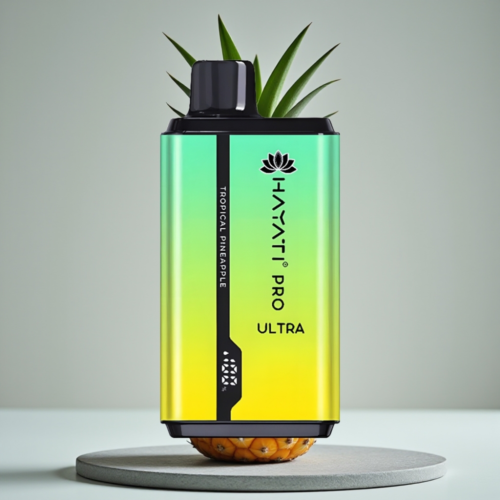 Hayati Pro Ultra 15000 Puffs 2×12ml 2% Abacaxi Tropical vape Portugal