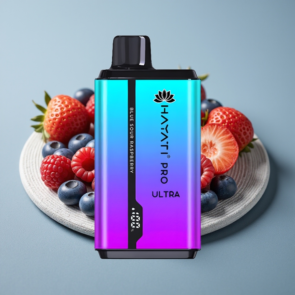 Hayati Pro Ultra 15000 Puffs 2×12ml 2% Framboesa Azul Azeda vape Portugal